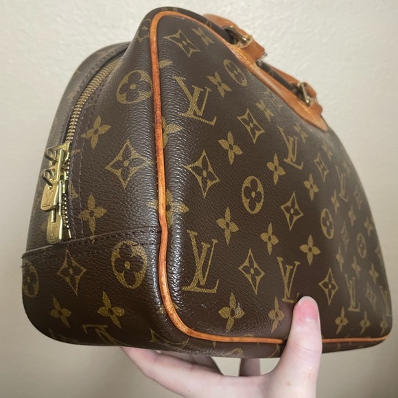 💎Louis Vuitton Trouville Hand Bag Brown Monogram - Picture 8 of 15